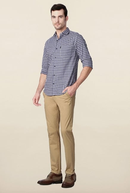 Peter England Blue Casual Shirt Peter England Blue Casual Shirt