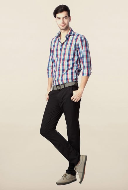 Peter England Multicolour Checks Casual Shirt Peter England Multicolour Checks Casual Shirt