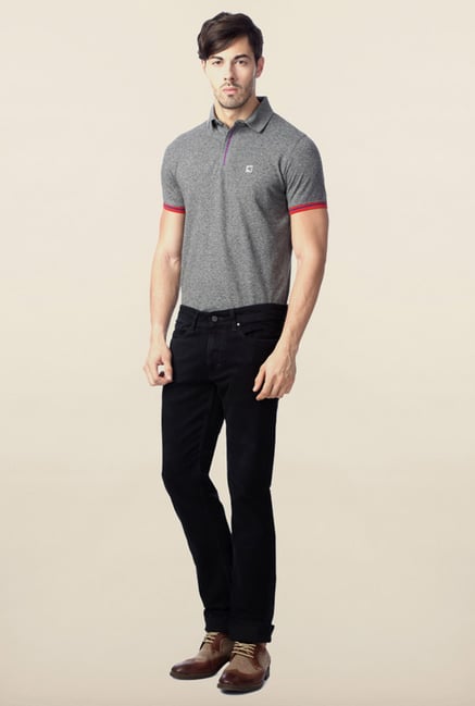 Peter England Black Slim Fit Jeans Peter England Black Slim Fit Jeans