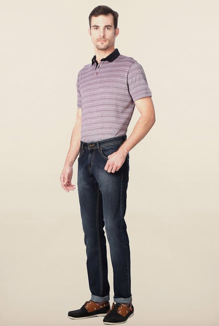 Peter England Blue Mid Rise Jeans Peter England Blue Mid Rise Jeans