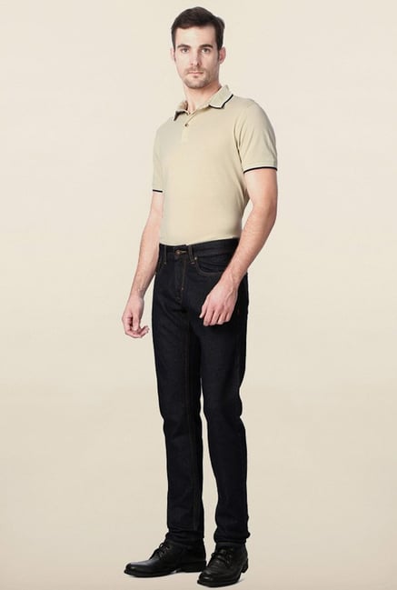 Peter England Black Solid Jeans Peter England Black Solid Jeans