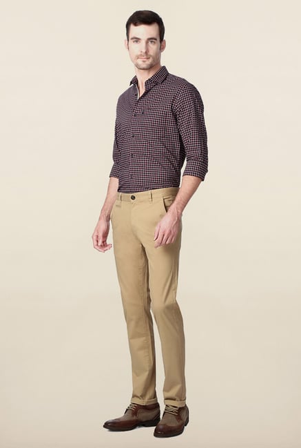 Peter England Khaki Chinos Peter England Khaki Chinos