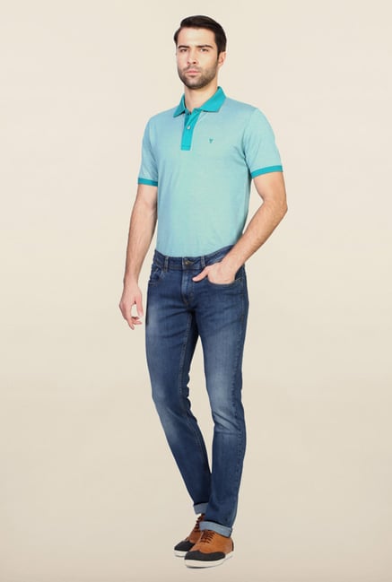 Peter England Blue Slim Fit Jeans Peter England Blue Slim Fit Jeans