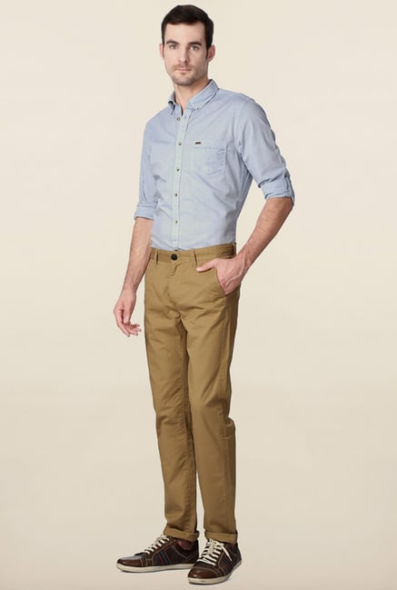 Peter England Khaki Chinos Peter England Khaki Chinos