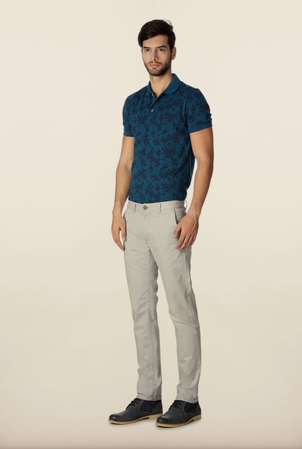 Peter England Grey Chinos Peter England Grey Chinos