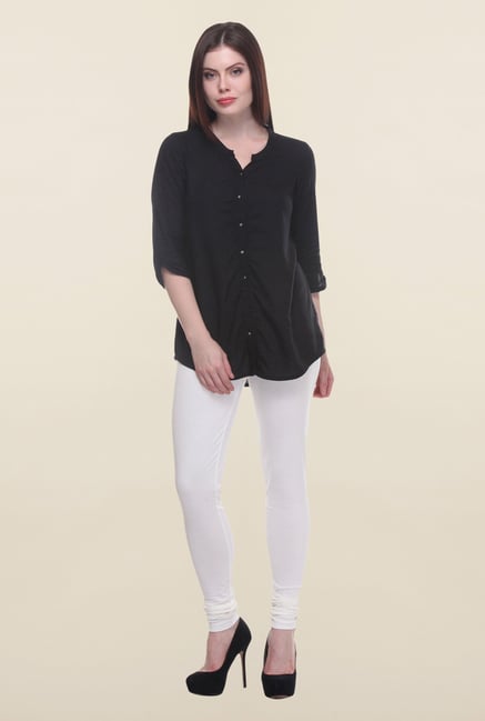 W White Cotton Leggings W White Cotton Leggings