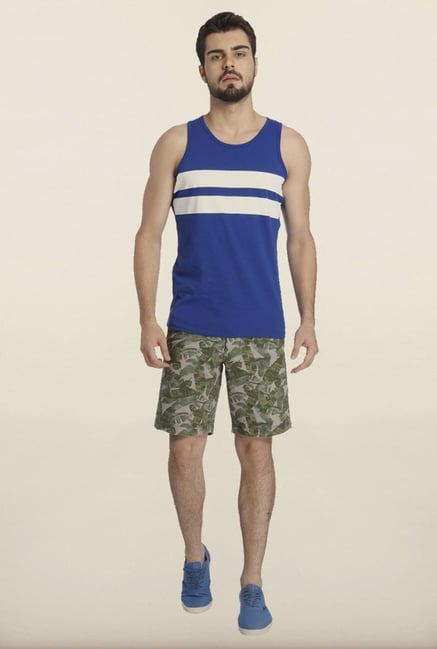 Jack & Jones Blue Solid Vest Jack & Jones Blue Solid Vest
