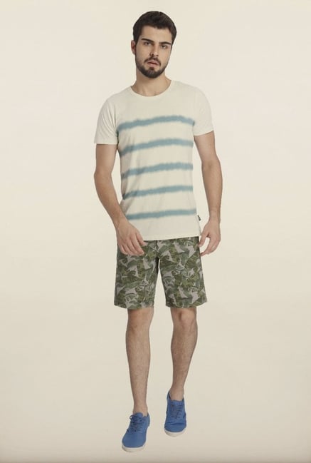 Jack & Jones White Striped T-Shirt Jack & Jones White Striped T-Shirt