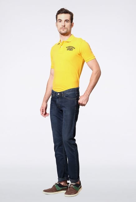 Allen Solly Navy Slim Fit Jeans Allen Solly Navy Slim Fit Jeans