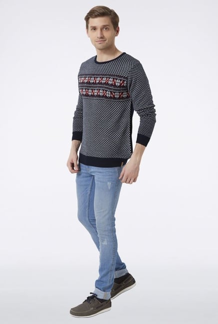 Peter England Navy Sweater Peter England Navy Sweater