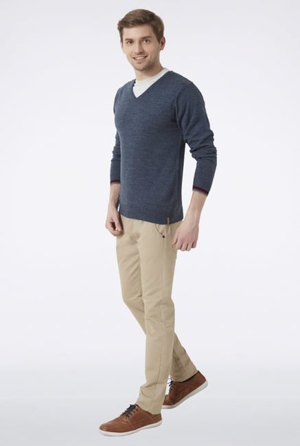 Peter England Slate Grey Sweater Peter England Slate Grey Sweater