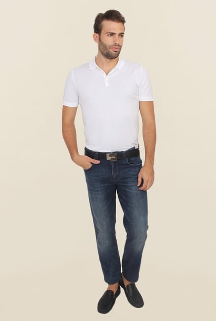 Calvin Klein Blue Low Rise Regular Fit Jeans Calvin Klein Blue Low Rise Regular Fit Jeans