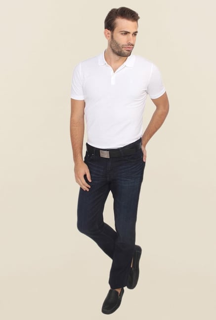 Calvin Klein Blue Mid Rise Cotton Jeans Calvin Klein Blue Mid Rise Cotton Jeans