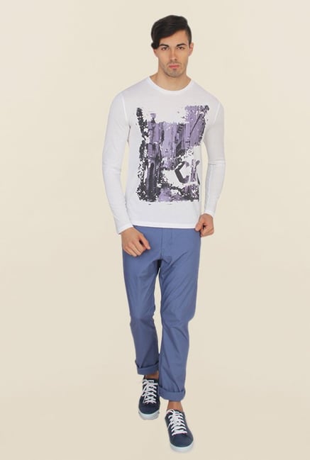 Calvin Klein White Printed T Shirt Calvin Klein White Printed T Shirt