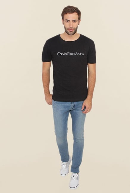 Calvin Klein Black Solid T Shirt Calvin Klein Black Solid T Shirt