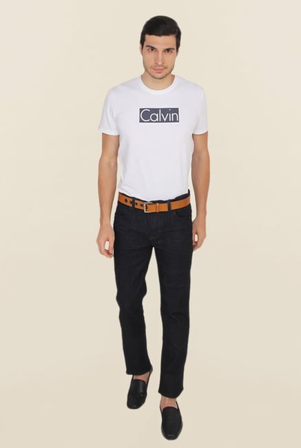 Calvin Klein Navy Cotton Jeans Calvin Klein Navy Cotton Jeans