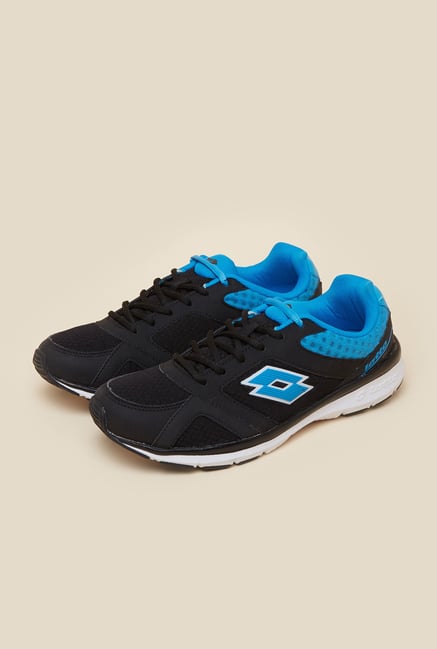 Lotto Sunrise III Black & Blue Running Shoes Lotto Sunrise III Black & Blue Running Shoes