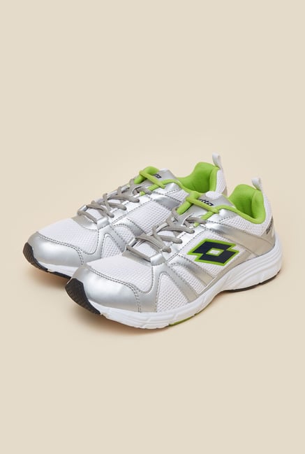 Lotto Antares VI Silver & White Running Shoes Lotto Antares VI Silver & White Running Shoes