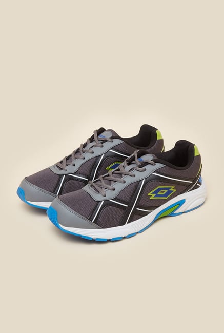 Lotto Zest Grey & Black Running Shoes Lotto Zest Grey & Black Running Shoes