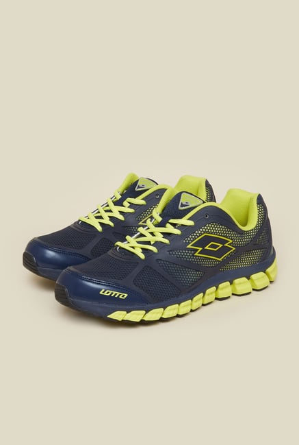 Lotto X-Ride Navy & Lime Training Shoes Lotto X-Ride Navy & Lime Training Shoes