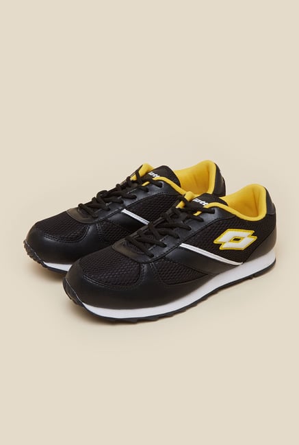 Lotto Jogger Black & Yellow Running Shoes Lotto Jogger Black & Yellow Running Shoes
