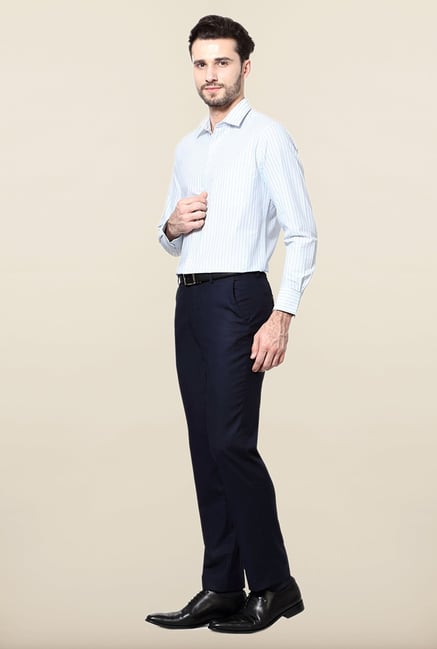 Peter England White Striped Shirt Peter England White Striped Shirt
