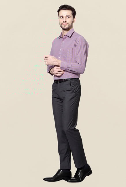 Peter England Red & Blue Checks Formal Shirt Peter England Red & Blue Checks Formal Shirt