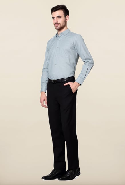 Peter England Green & Blue Shirt Peter England Green & Blue Shirt