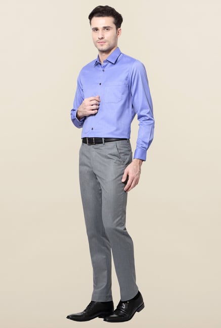Peter England Blue Slim Fit Shirt Peter England Blue Slim Fit Shirt