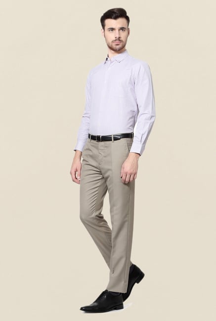 Peter England Pink & Blue Slim Fit Formal Shirt Peter England Pink & Blue Slim Fit Formal Shirt
