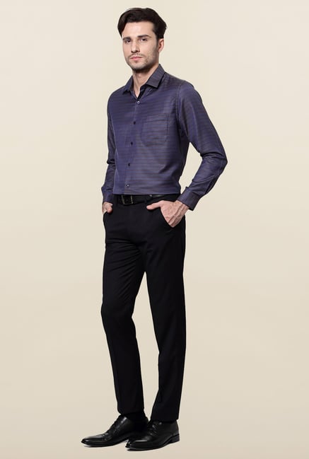 Peter England Blue Full Sleeves Shirt Peter England Blue Full Sleeves Shirt