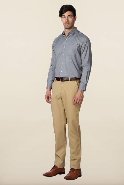 Peter England Black Printed Formal Shirt Peter England Black Printed Formal Shirt