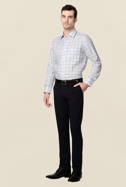 Peter England White Cotton Formal Shirt Peter England White Cotton Formal Shirt
