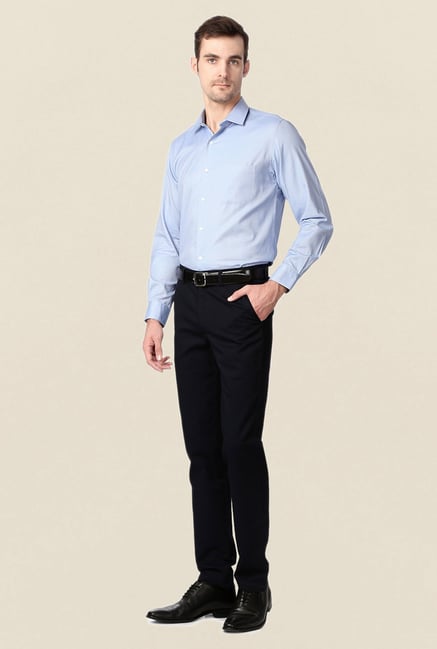 Peter England Blue Formal Shirt Peter England Blue Formal Shirt
