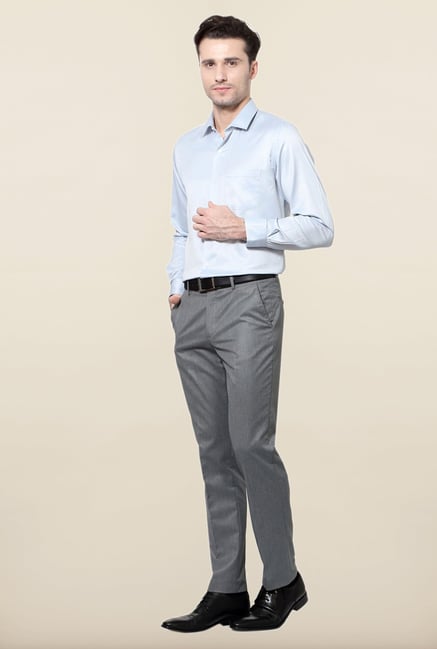Peter England Blue Slim Fit Shirt Peter England Blue Slim Fit Shirt