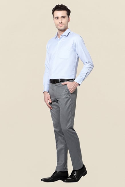Peter England Blue Full Sleeves Formal Shirt Peter England Blue Full Sleeves Formal Shirt