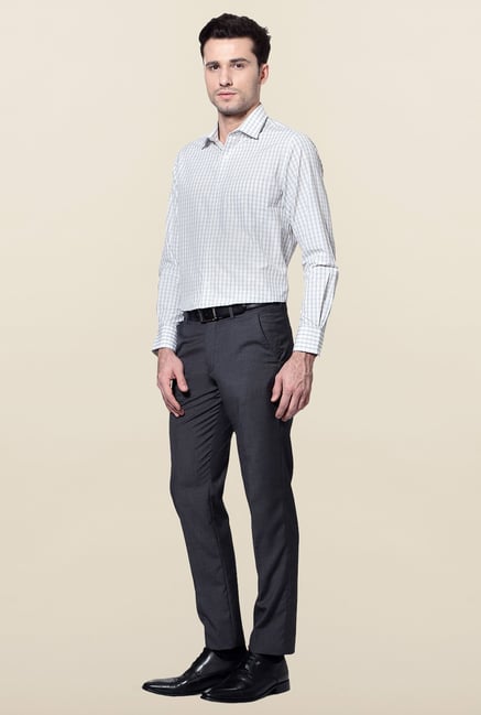 Peter England White Slim Fit Shirt Peter England White Slim Fit Shirt