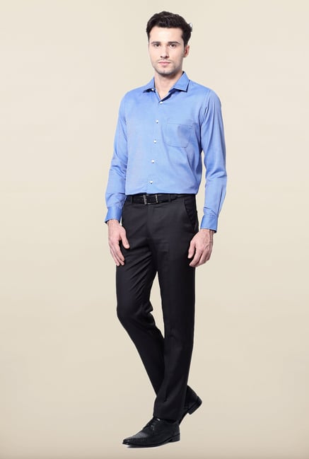 Peter England Blue Formal Shirt Peter England Blue Formal Shirt