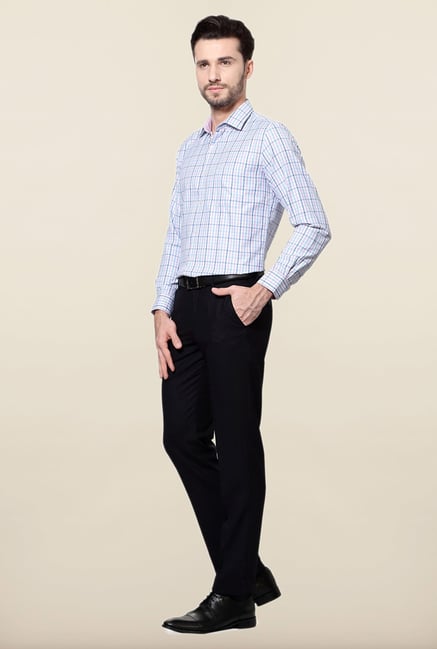 Peter England Blue Full Sleeves Shirt Peter England Blue Full Sleeves Shirt