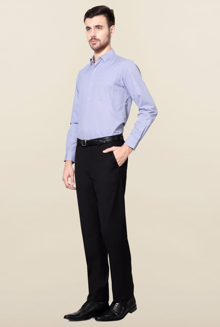 Peter England Blue Checks Full Sleeves Formal Shirt Peter England Blue Checks Full Sleeves Formal Shirt