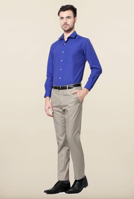 Peter England Blue Striped Shirt Peter England Blue Striped Shirt