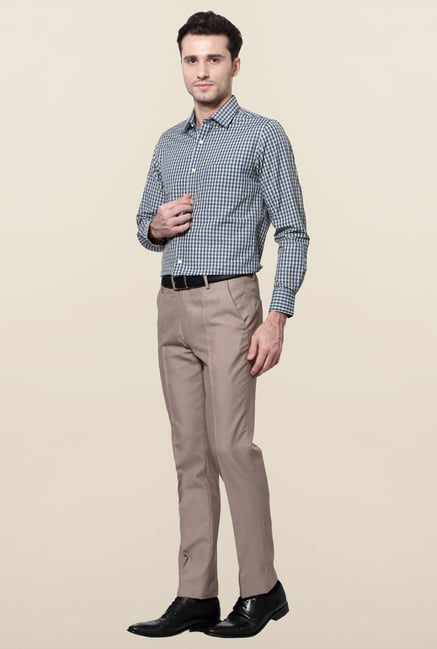 Peter England Navy Checks Shirt Peter England Navy Checks Shirt