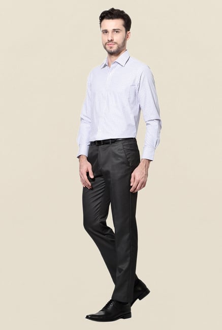 Peter England White Checks Shirt Peter England White Checks Shirt