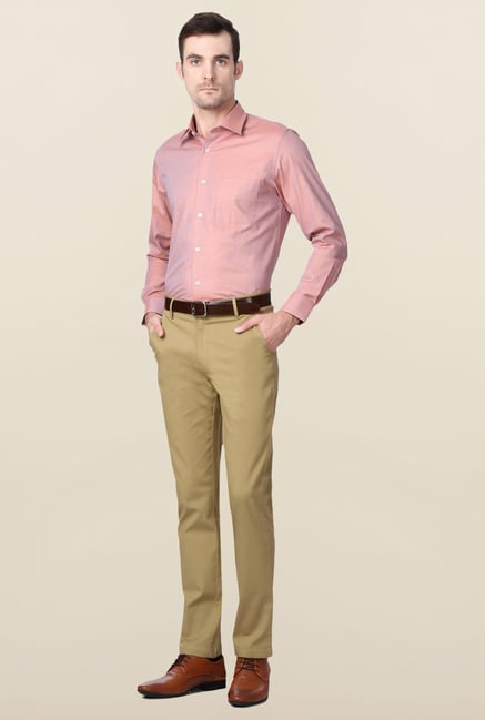 Peter England Pink Cotton Shirt Peter England Pink Cotton Shirt