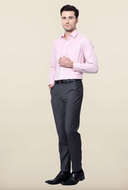 Peter England Pink Checks Formal Shirt Peter England Pink Checks Formal Shirt