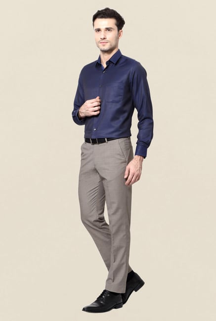 Peter England Navy Formal Shirt Peter England Navy Formal Shirt