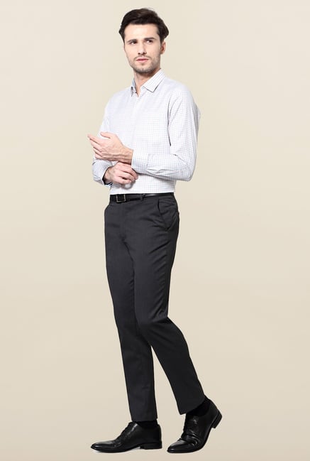 Peter England White Checks Shirt Peter England White Checks Shirt