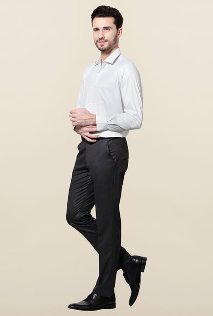 Peter England White Checks Full Sleeves Formal Shirt Peter England White Checks Full Sleeves Formal Shirt