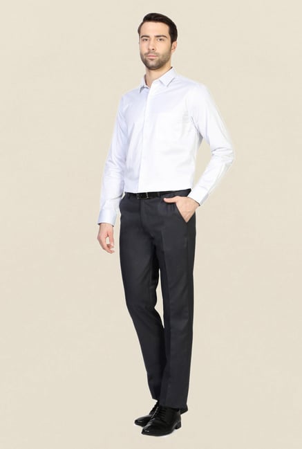 Peter England White Checks Regular Fit Formal Shirt Peter England White Checks Regular Fit Formal Shirt