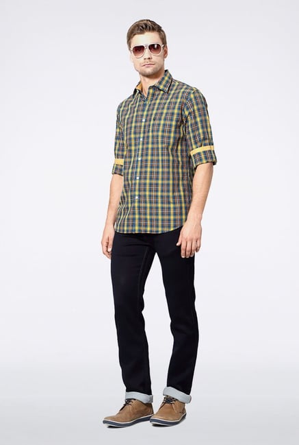Allen Solly Multicolored Checks Casual Shirt Allen Solly Multicolored Checks Casual Shirt